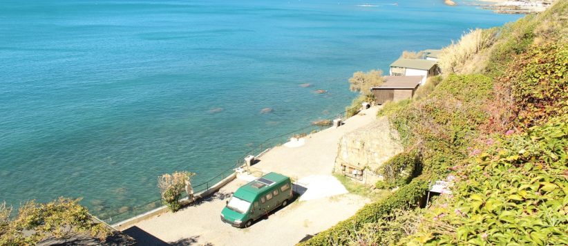De charme camping Il Rospo in Moneglia is een natuurcamping aan de Italiaanse kust in Ligurië met prachtig uitzicht op zee.