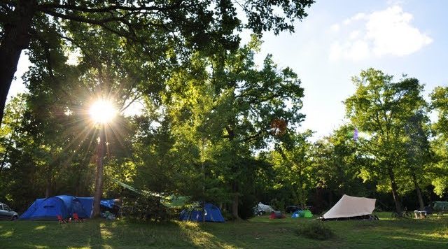 Camping Sites et Paysages Au Bois Joli in Andryes ist ein Charme Camping mit Schwimmbad in Yonne, Burgund am Wald.