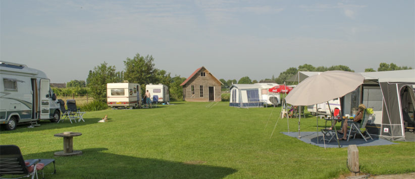 Rustig gelegen mini camping (19 plaatsen) met zwembad in Maasbommel in het Land van Maas en Waal in Gelderland en nabij de Betuwe en Brabant.