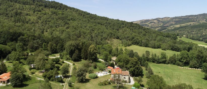 Fraai gelegen naturistencamping met zwembad, een klein paradijsje in de groene Ariège met een prachtig uitzicht op de Pyreneeën.