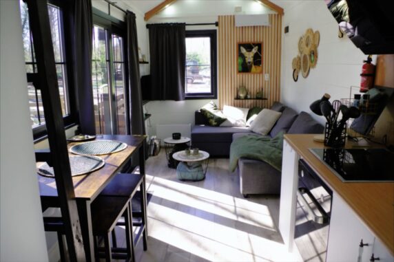Tiny House in Hoogersmilde binnenkant