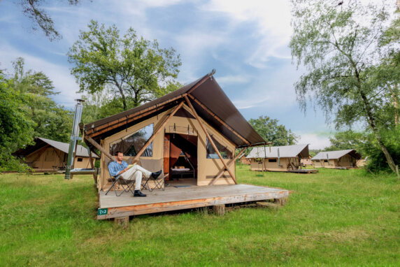 Trappeur Tent 5 personen – Huttopia De Meinweg - photo 1